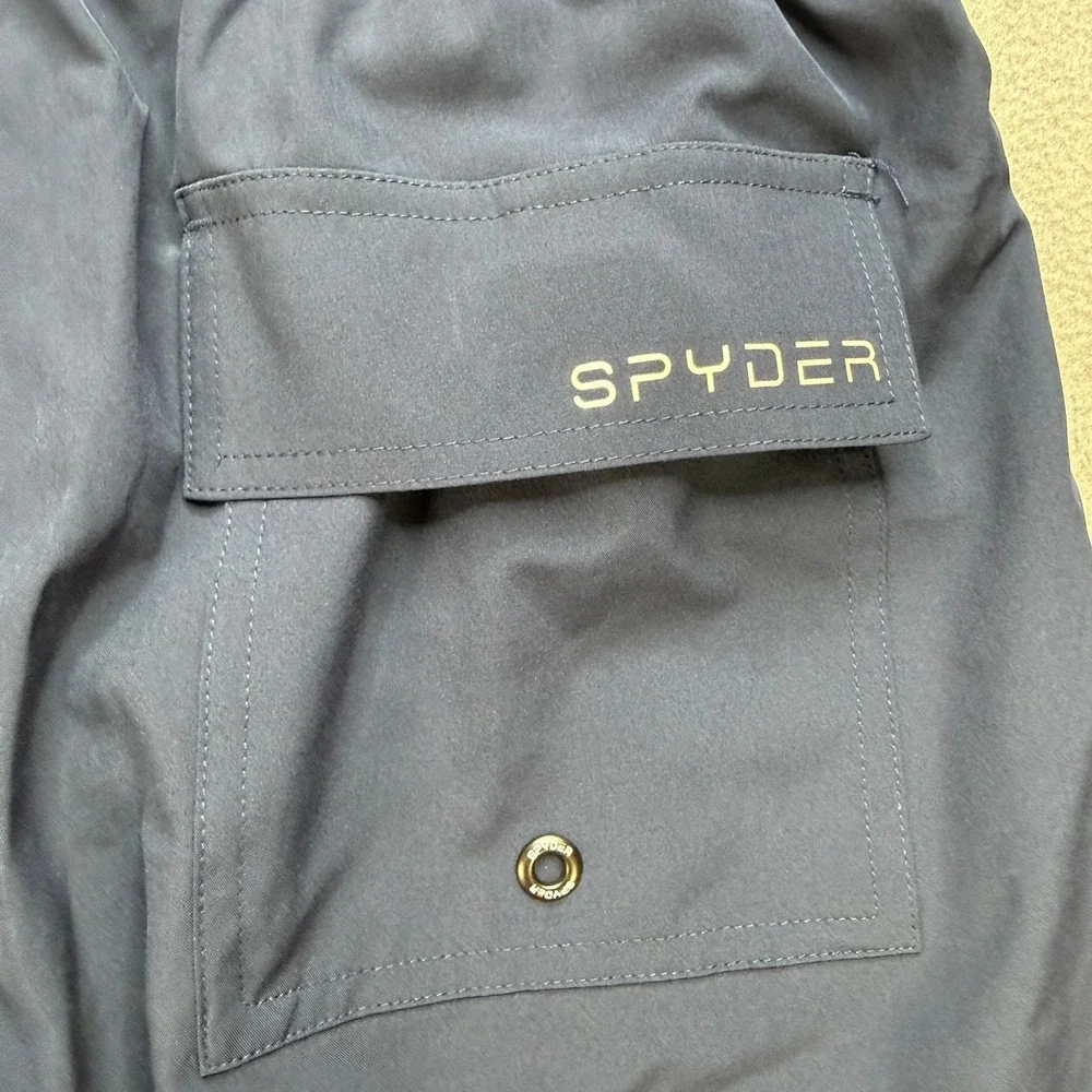 Spyder Surf Sand Sun Board Shorts Regular Fit Small Navy Blue UV Protection Swim